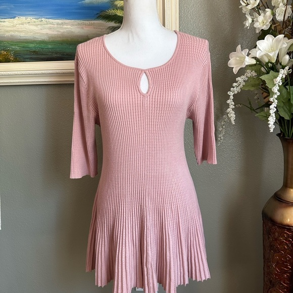 Chelsea & Theodore Pink Dress Women's Barbiecore Size XL - Picture 11 of 16